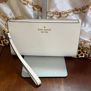 kate spade Cream Wristlet